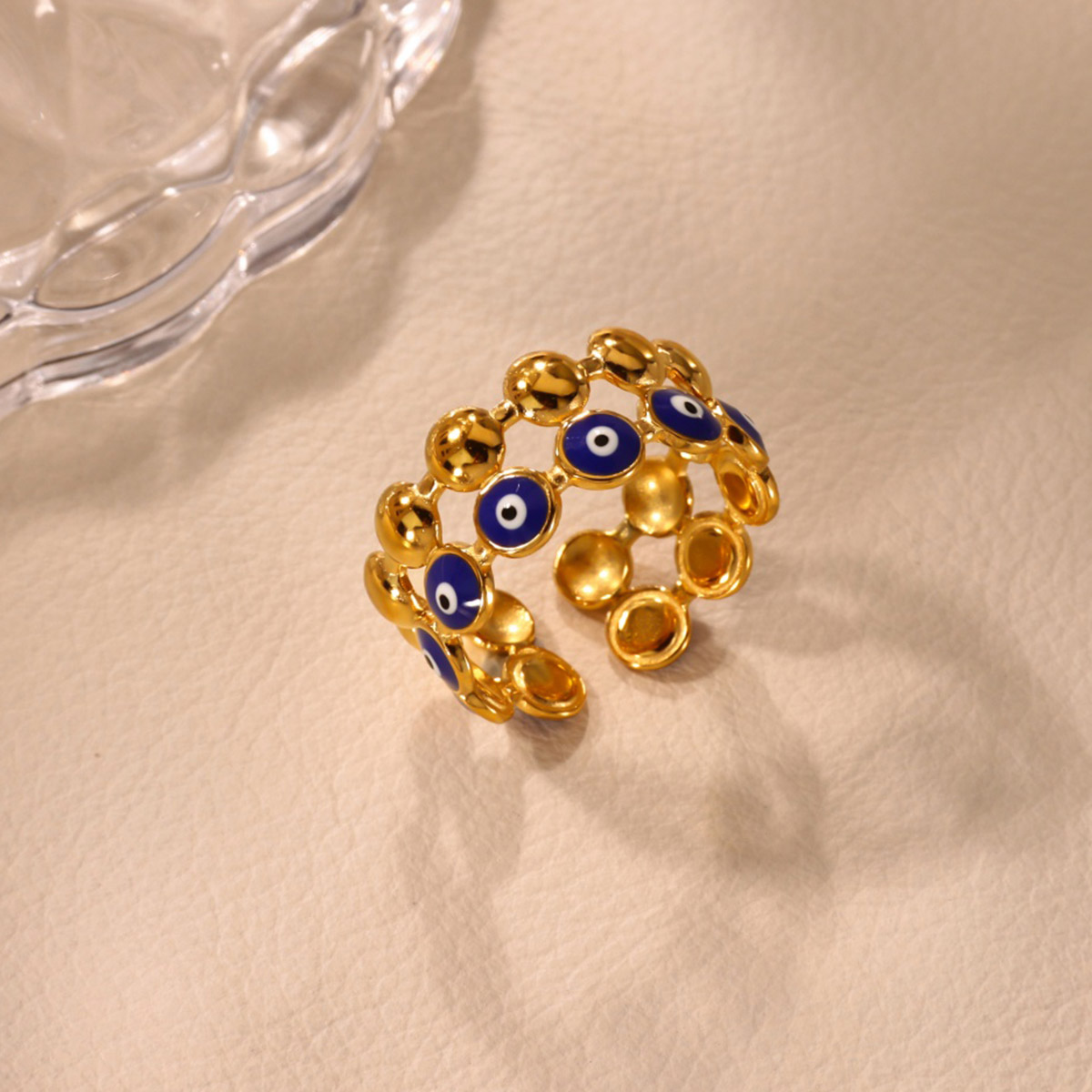Men Accessories Evil Eye - Vintage Türkische Blaue Bösen blick Ringe