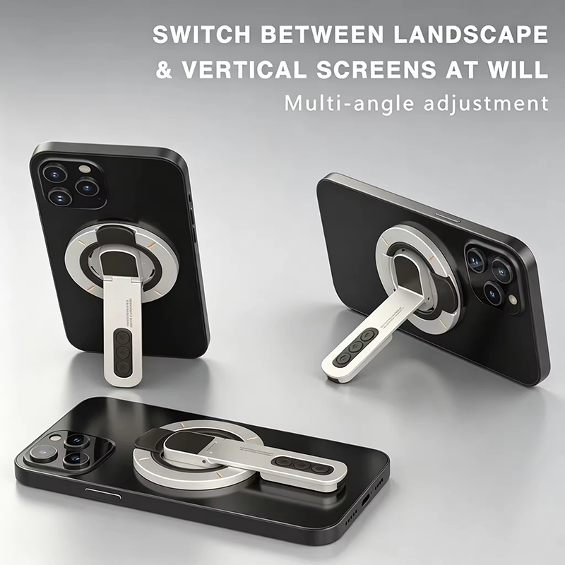 Young Men'S Accessories - Doppelseitiger magnetischer Fingerringhalter, drehbarer Handy-Ständer, multifunktionaler