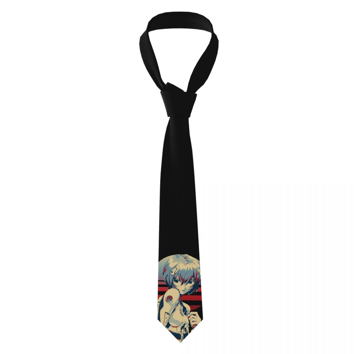 Men'S Accessories Office - Rei Ayanami Klassische Krawatten, Unisex, Seide,