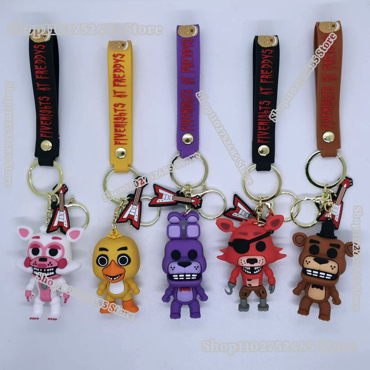 Young Men'S Accessories - 5 Stück Cartoon Anime FNAF Figuren