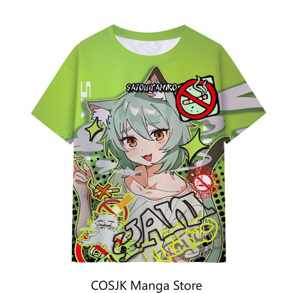 Men Accessories Korea - Anime Chainsmoker Cat Yani Neko Satou