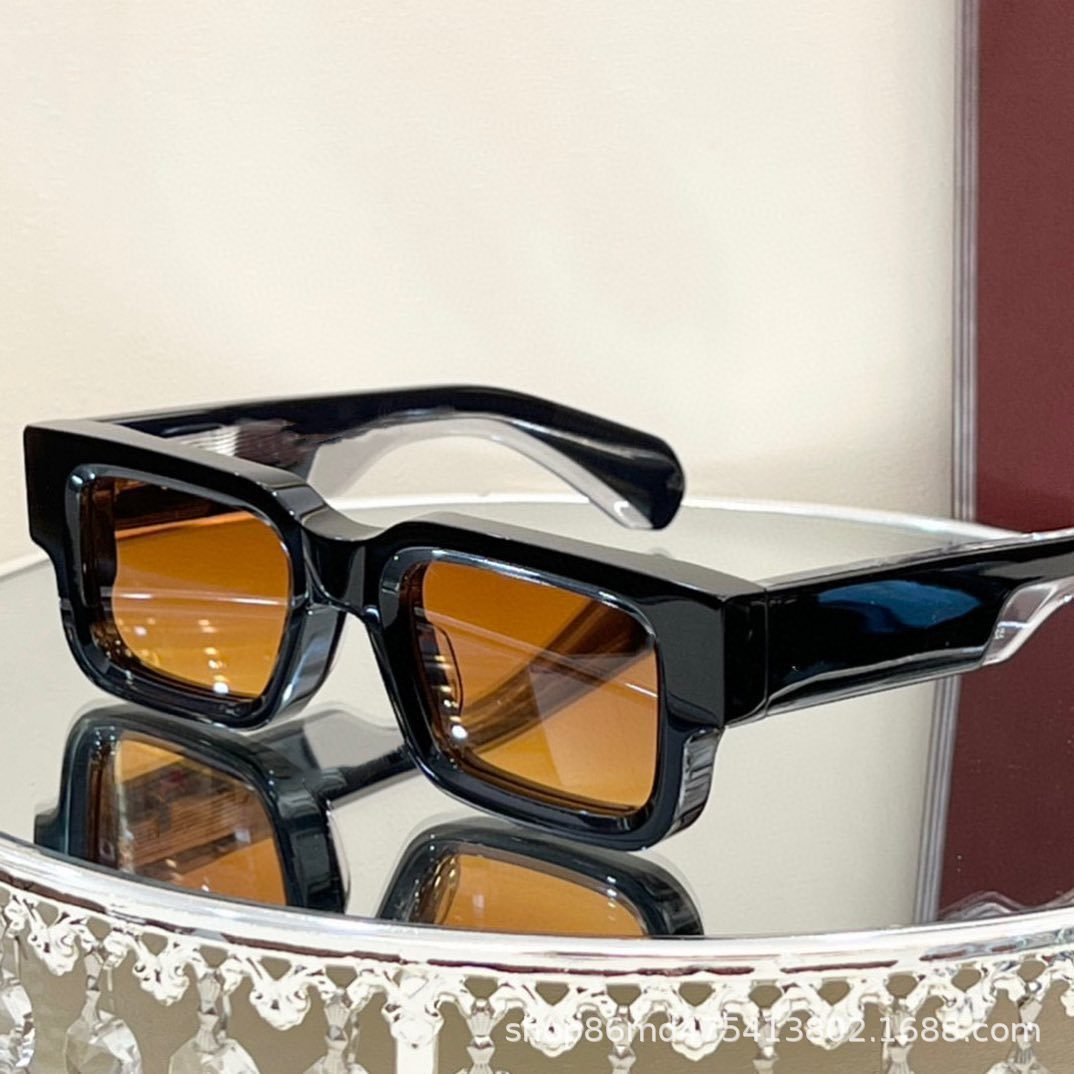 Sunglasses Polarized Men - 2026 Neue Plattensonnenbrille, grenzübergreifender Retro-Trend, polarisierte