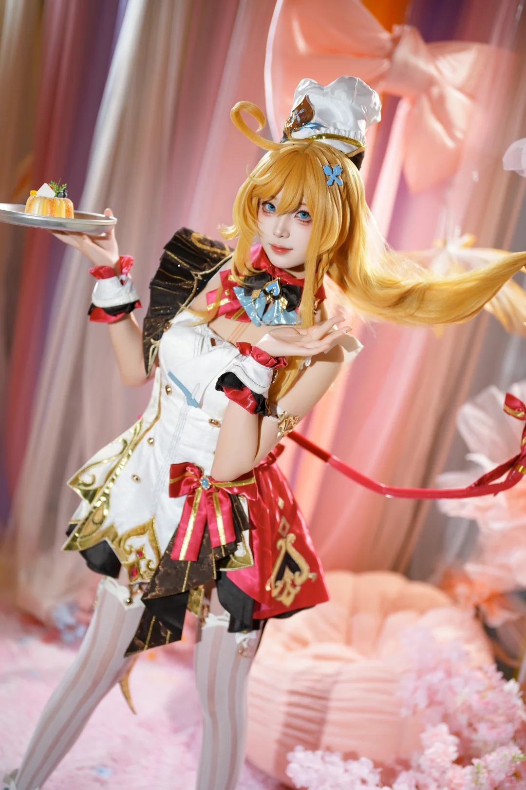 Men Accessories Korea - Escoffier Cosplay Offizielle Uniform, Perücke, Schuhe,