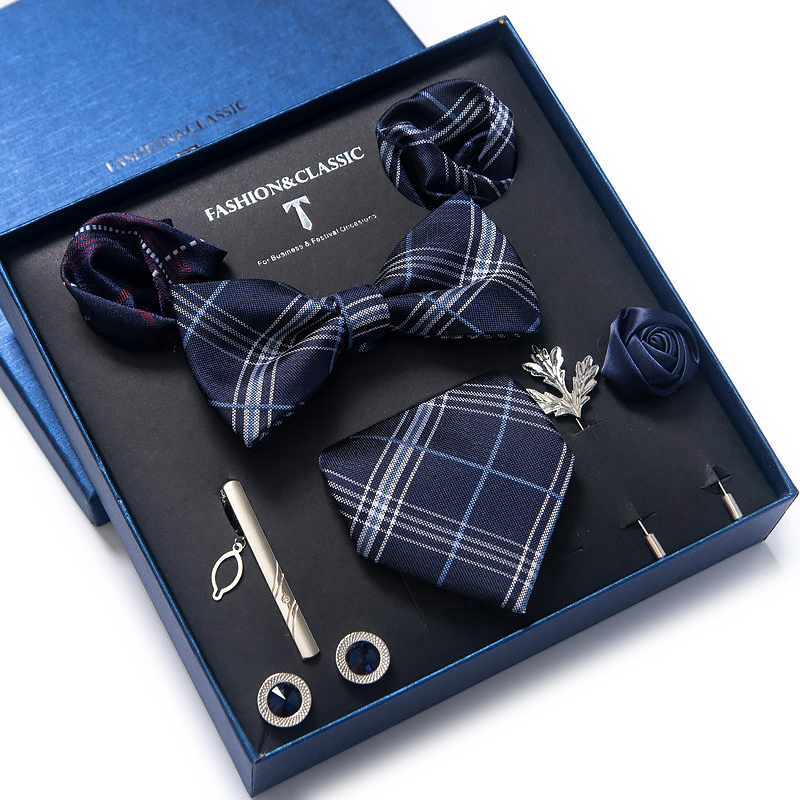 Neck Tie Set Box - Großhandel Klassische Hochzeit Präsentieren Krawatte Tasche