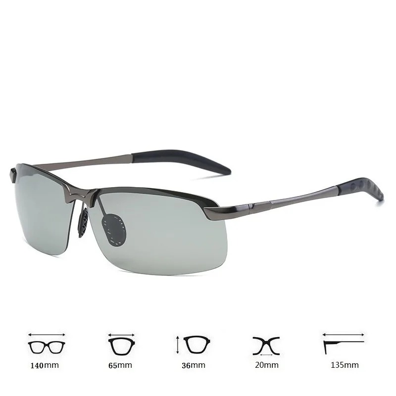 Sunglasses Polarized Men - Herren Photochrome Polarisierte Sonnenbrille Herrenbrille zum