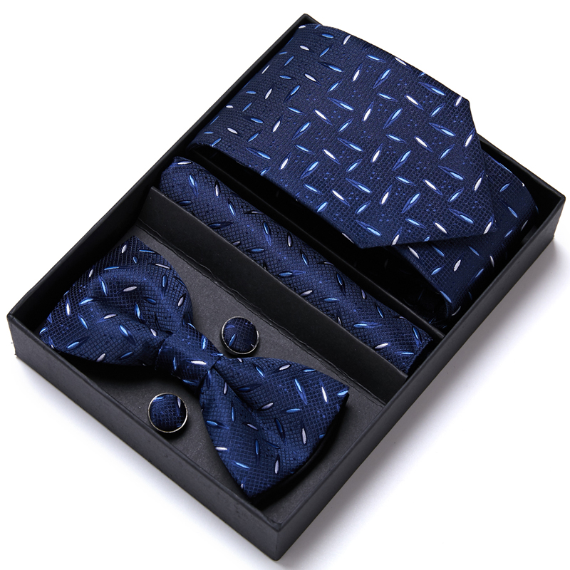 Neck Tie Set Box - Krawatte für Männer, formelles Kleid, Smoking,