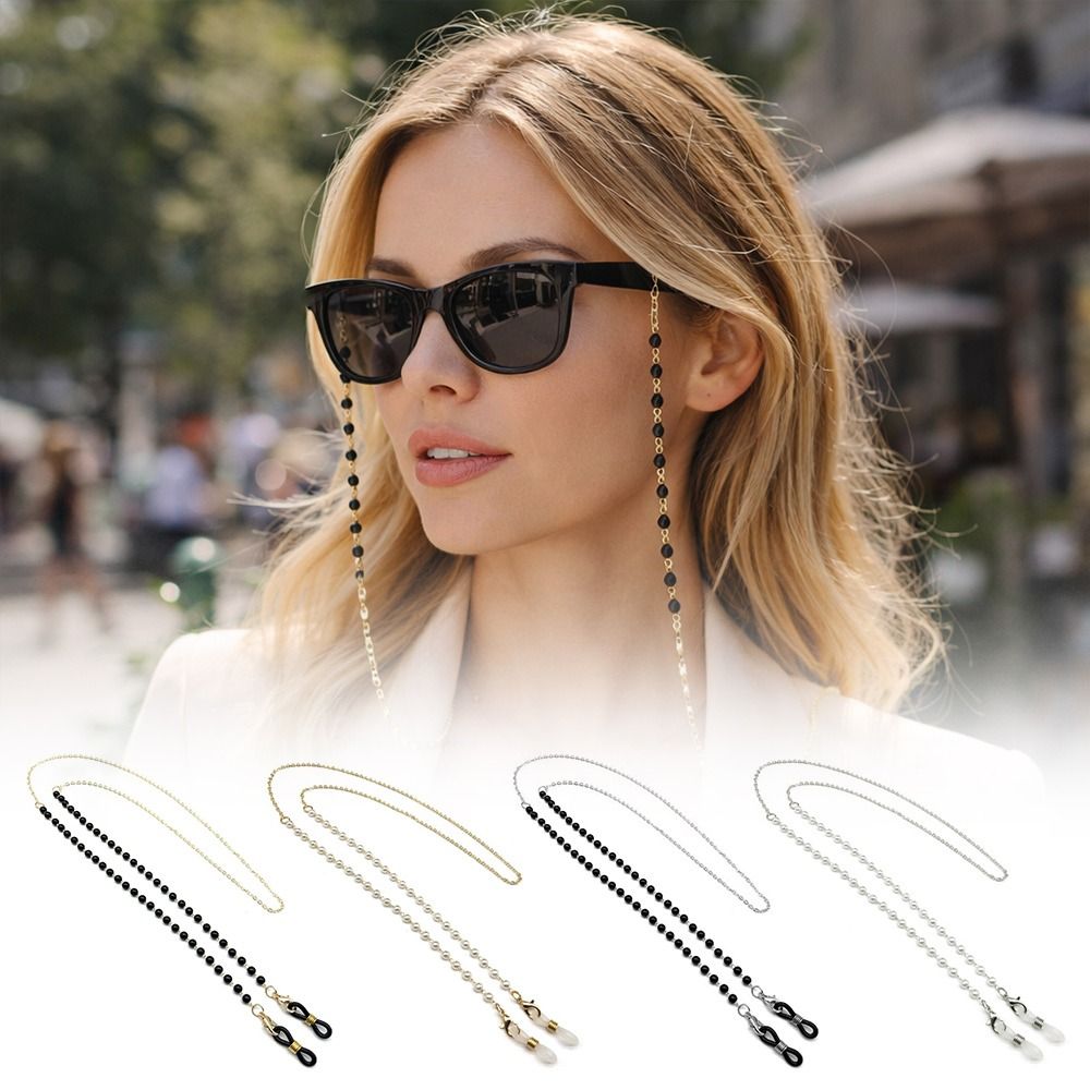Men'S Accessories Drop Shipping - Modische Blumenperlen-Brillenkette Handgefertigte Halskette Anti-Rutsch-Brillenband Rutschfeste