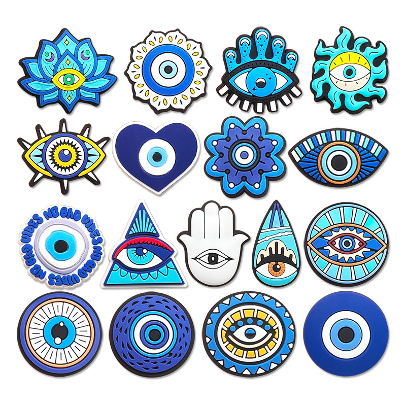 Men Accessories Evil Eye - Neue Ankunft Böse Augen Schuh Charms