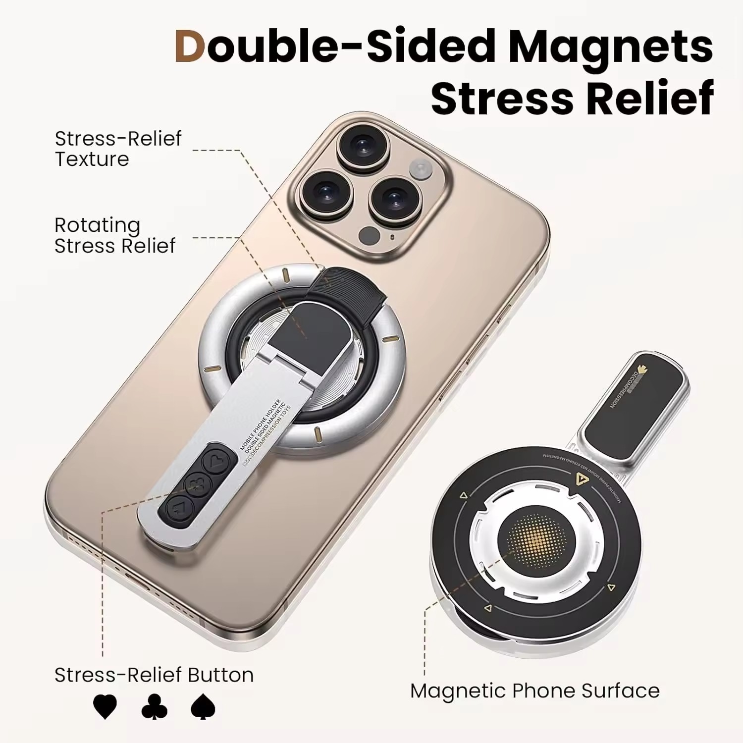 Doppelseitiger magnetischer Fi – Young Men'S Accessories Bewertung und Preis