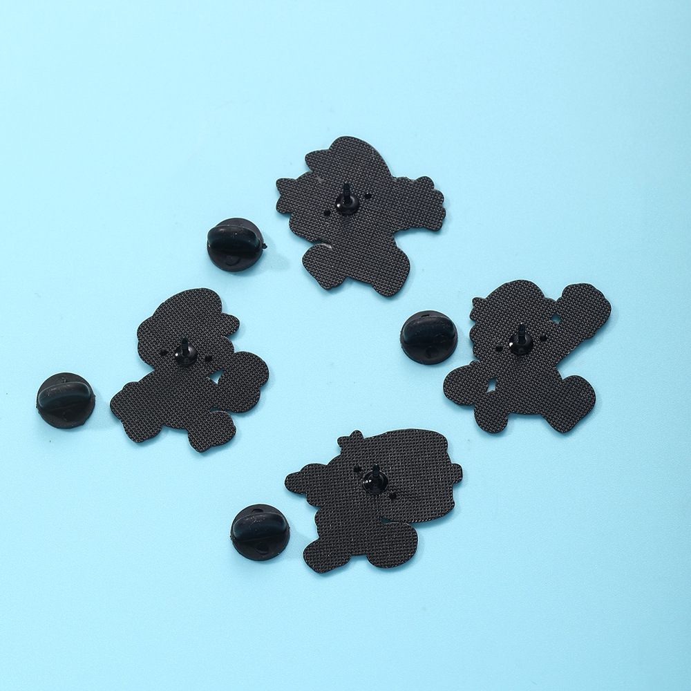 4/8 Stück Niedliche Spiel-Figu – Lapel Pin Enamel Bewertung und Preis
