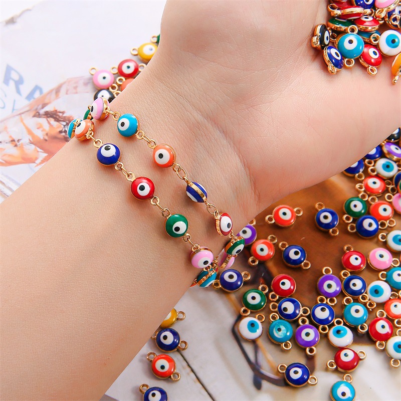 100 Stück 10mm Klassische Türk – Men Accessories Evil Eye Bewertung und Preis
