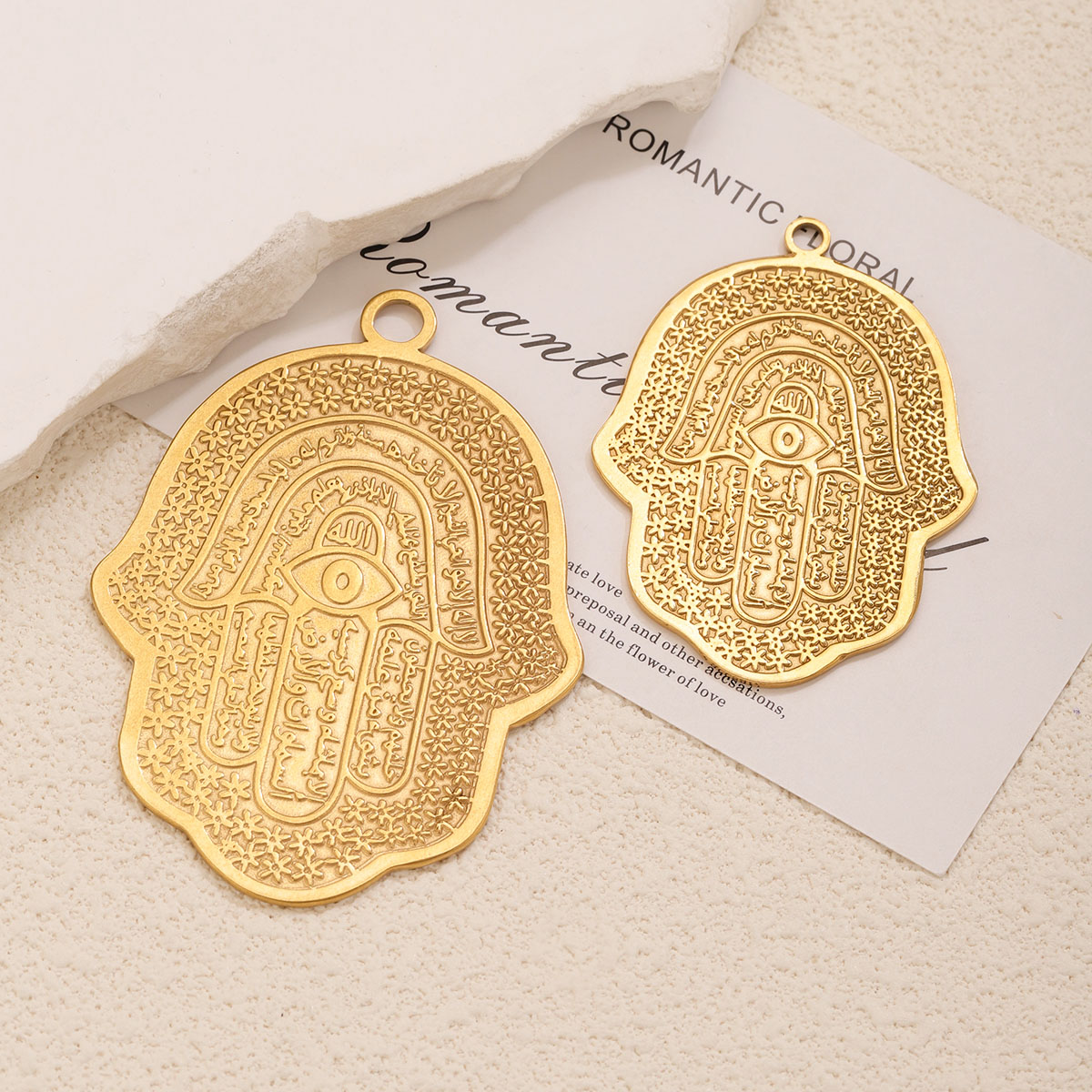 5 Stück 18K PVD Edelstahl Hams – Men Accessories Evil Eye Bewertung und Preis