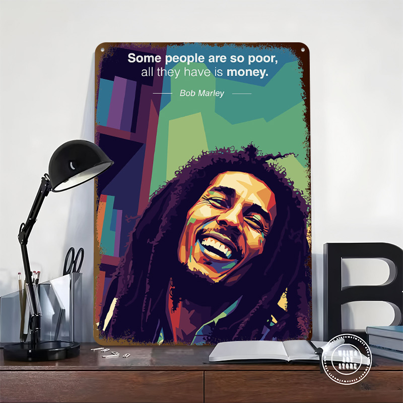 Bob Marley Zitat Pop-Art 3D-Ge – Men'S Accessories Quotes Bewertung und Preis