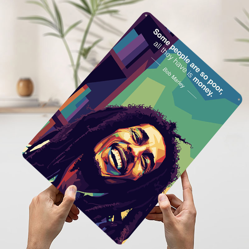 Bob Marley Zitat Pop-Art 3D-Ge – Men'S Accessories Quotes Bewertung und Preis