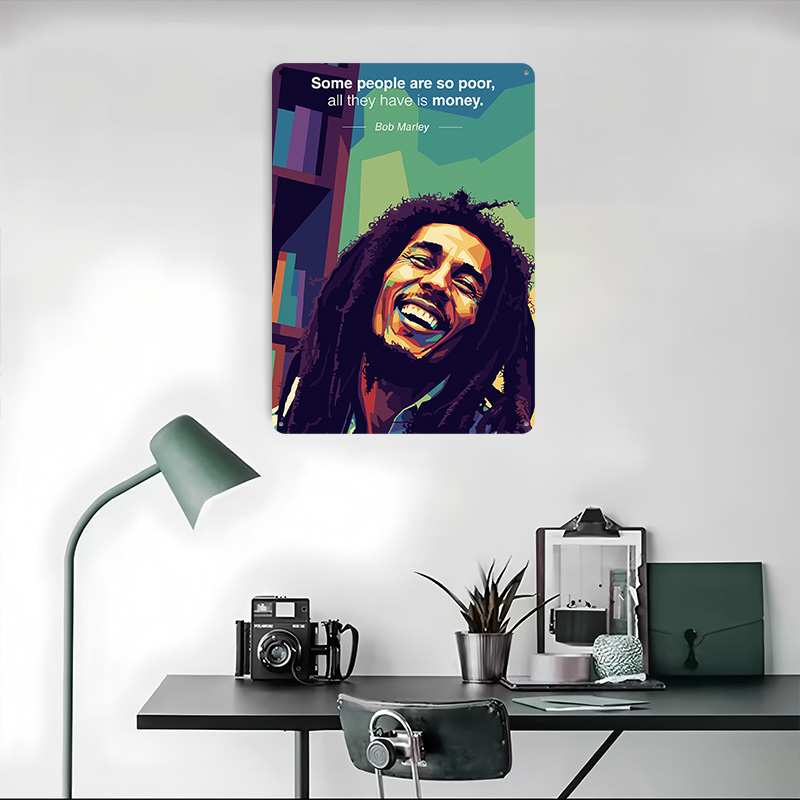 Bob Marley Zitat Pop-Art 3D-Ge – Men'S Accessories Quotes Bewertung und Preis