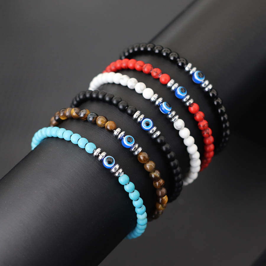 Klassisches Perlenarmband für  – Men Accessories Evil Eye Bewertung und Preis