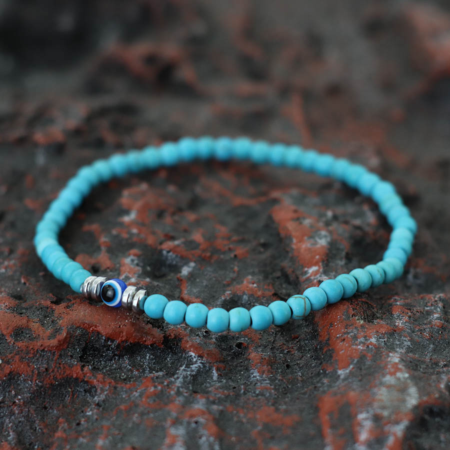 Klassisches Perlenarmband für  – Men Accessories Evil Eye Bewertung und Preis