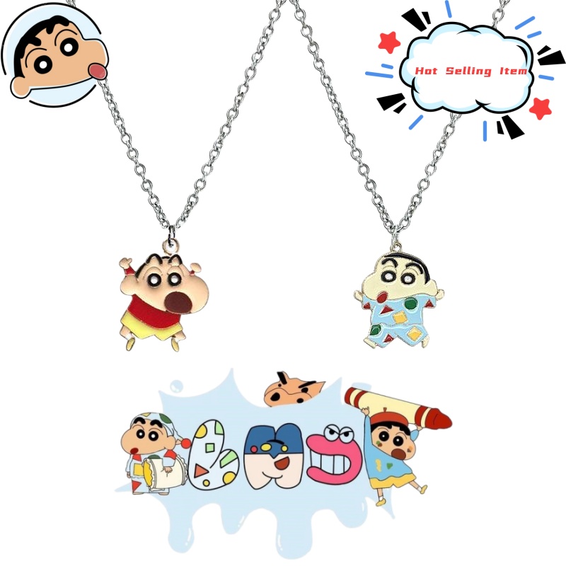 Crayon Shin-chan Cartoon-Halsk – Men Accessories For Birthday Gift Bewertung und Preis