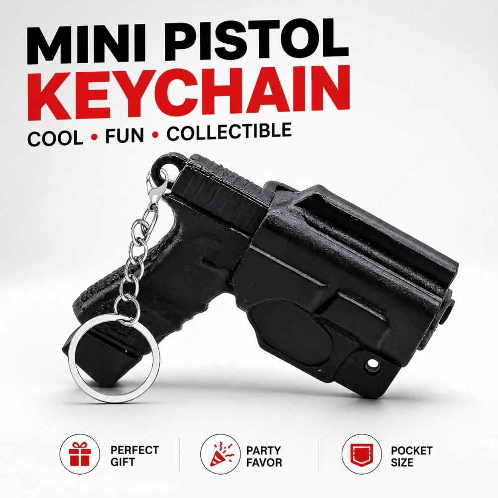Pistolenförmige Mini-Schlüssel – Men Accessories For Birthday Gift Bewertung und Preis