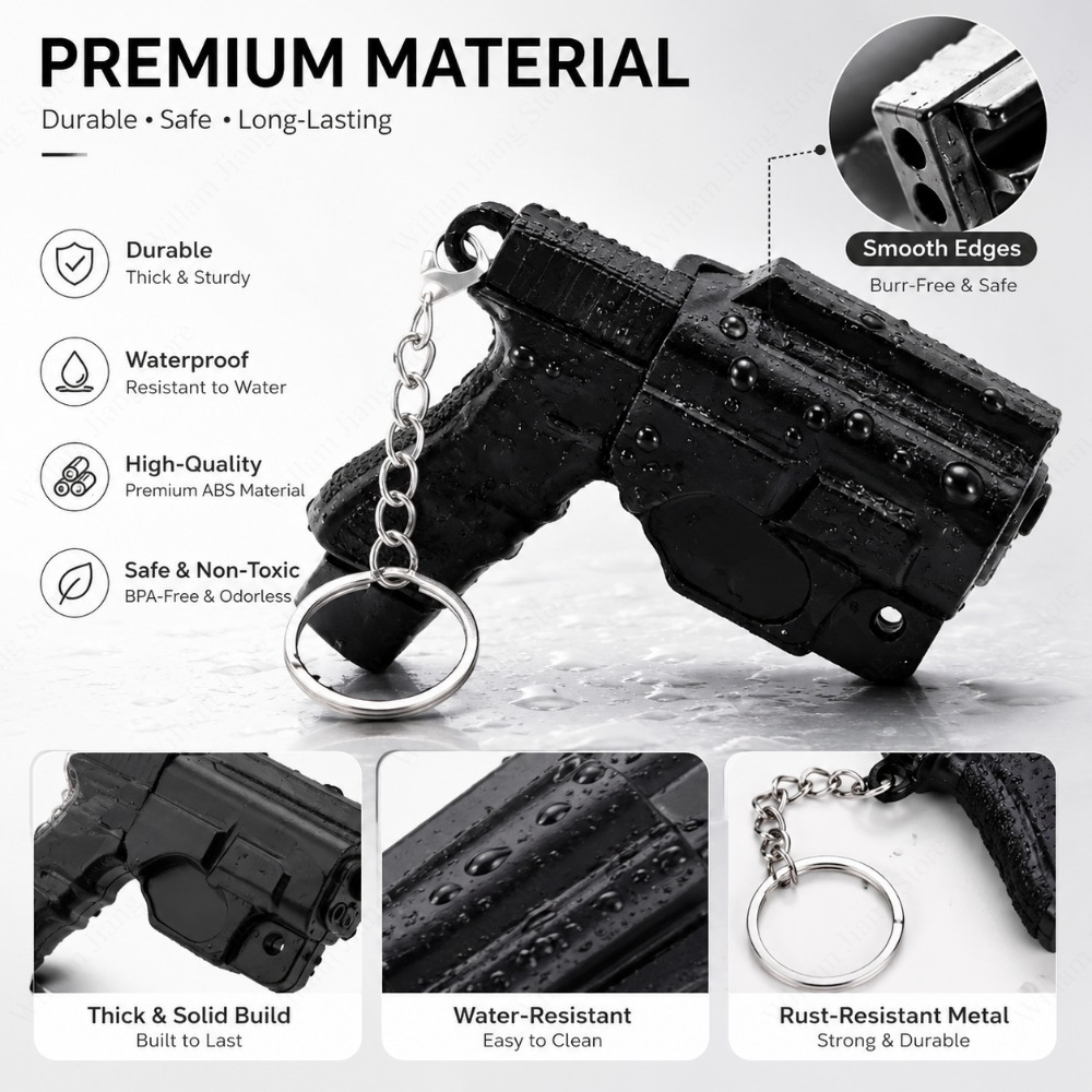 Pistolenförmige Mini-Schlüssel – Men Accessories For Birthday Gift Bewertung und Preis