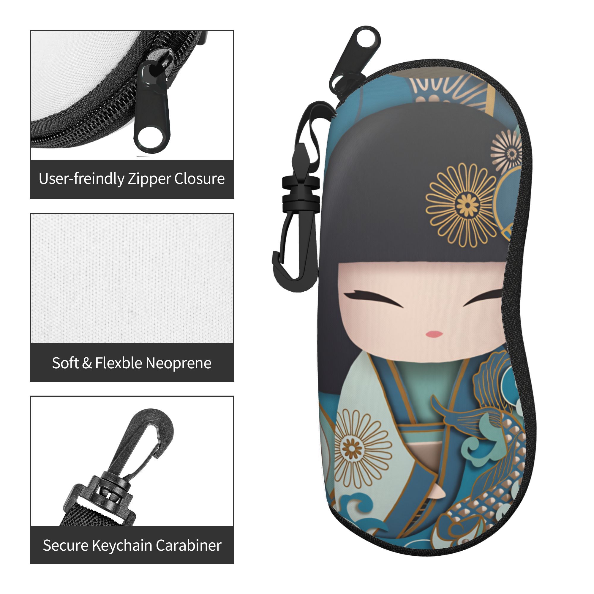 Japanische Kokeshi-Puppen-Bril – Men'S Accessories Case Bewertung und Preis