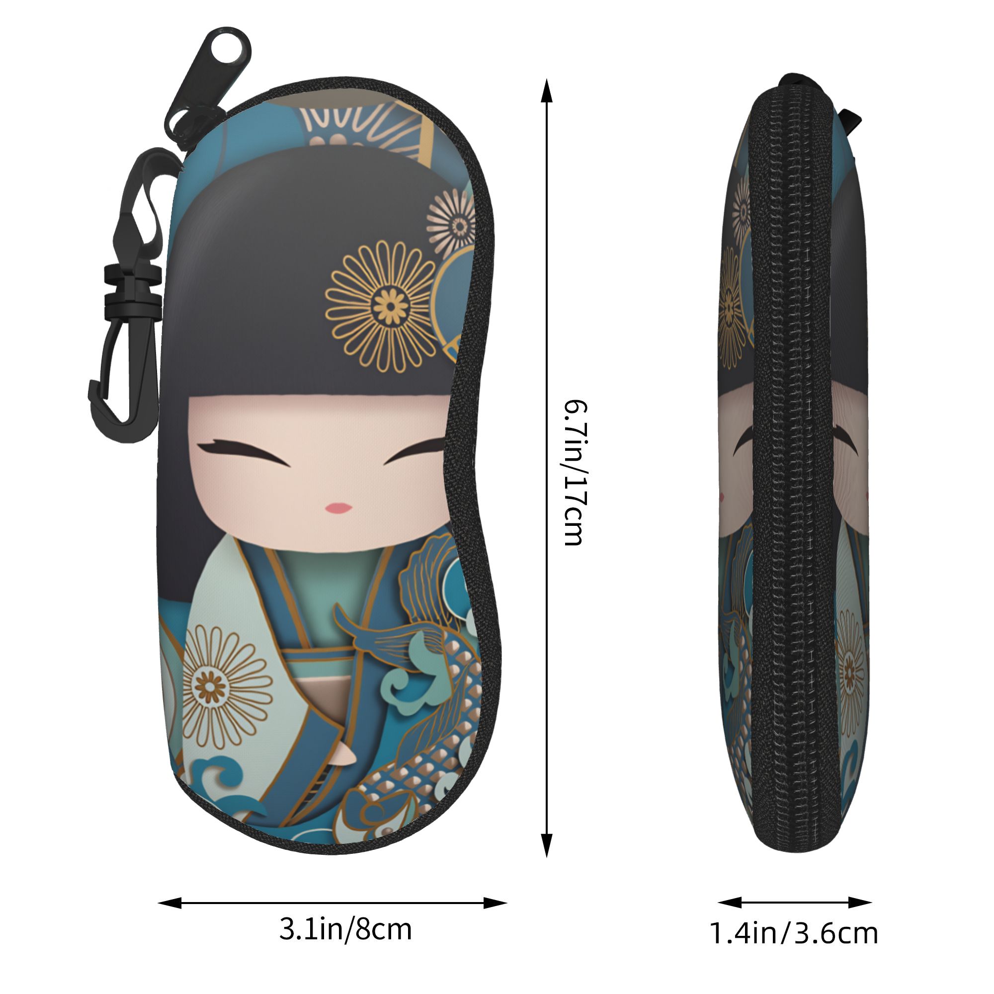 Japanische Kokeshi-Puppen-Bril – Men'S Accessories Case Bewertung und Preis