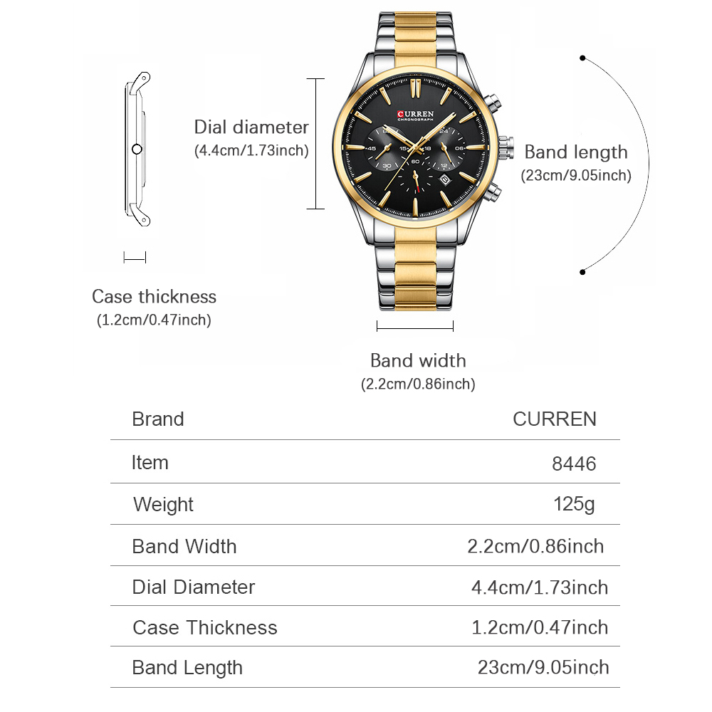 CURREN Casual Quarz Chrono Spo – Young Men'S Accessories Bewertung und Preis