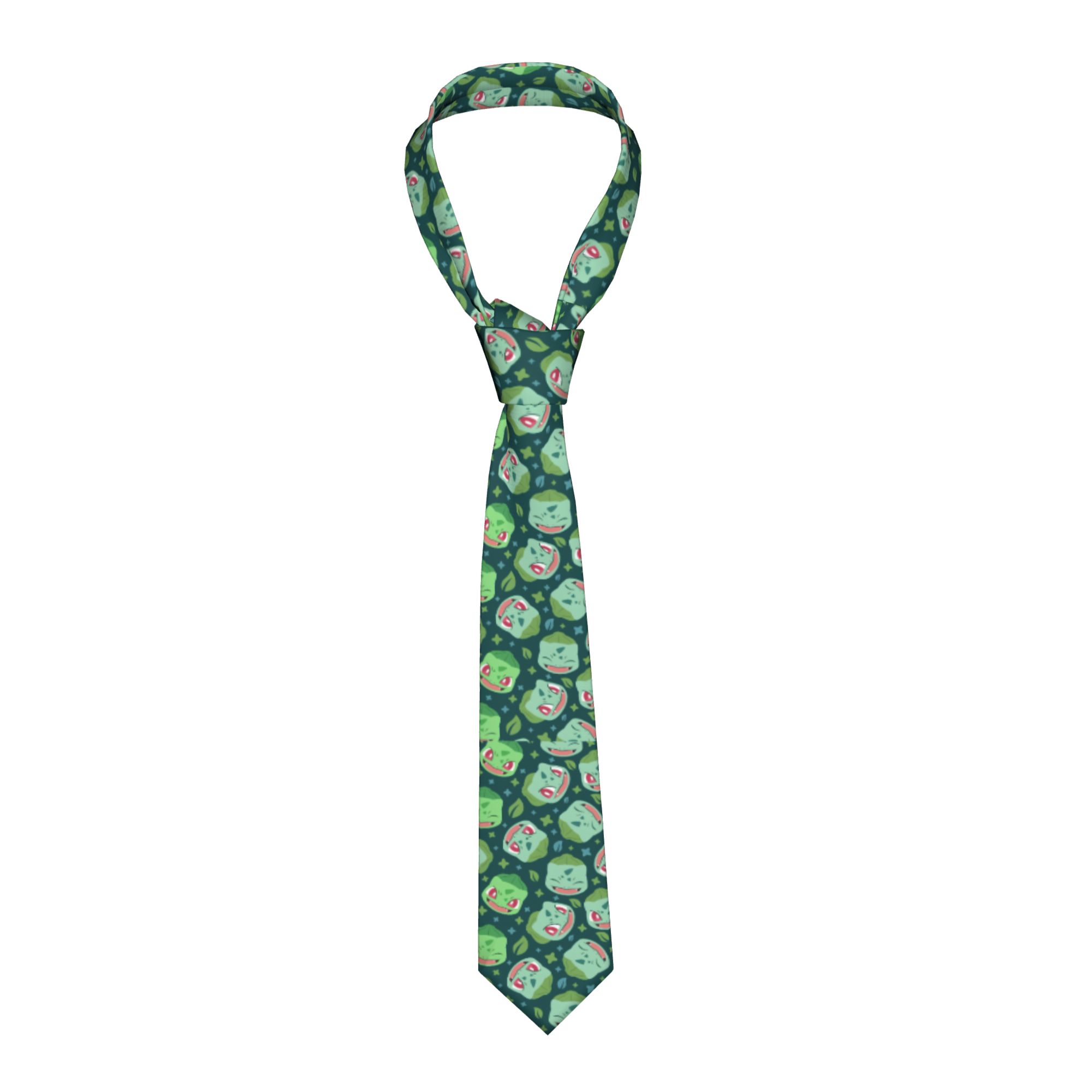 Grüne Krawatte mit Bulbasaur-M – Men'S Accessories Office Bewertung und Preis