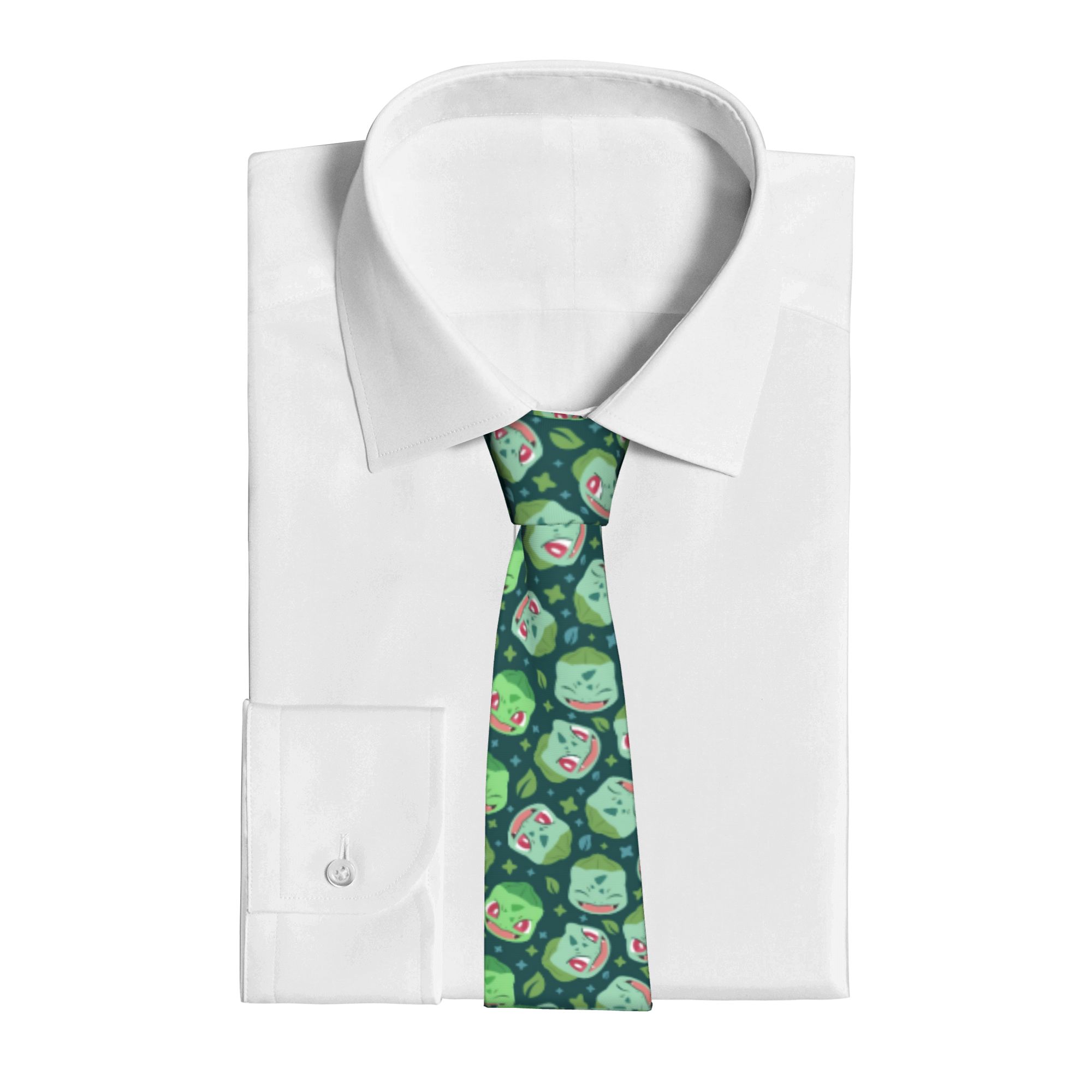 Grüne Krawatte mit Bulbasaur-M – Men'S Accessories Office Bewertung und Preis