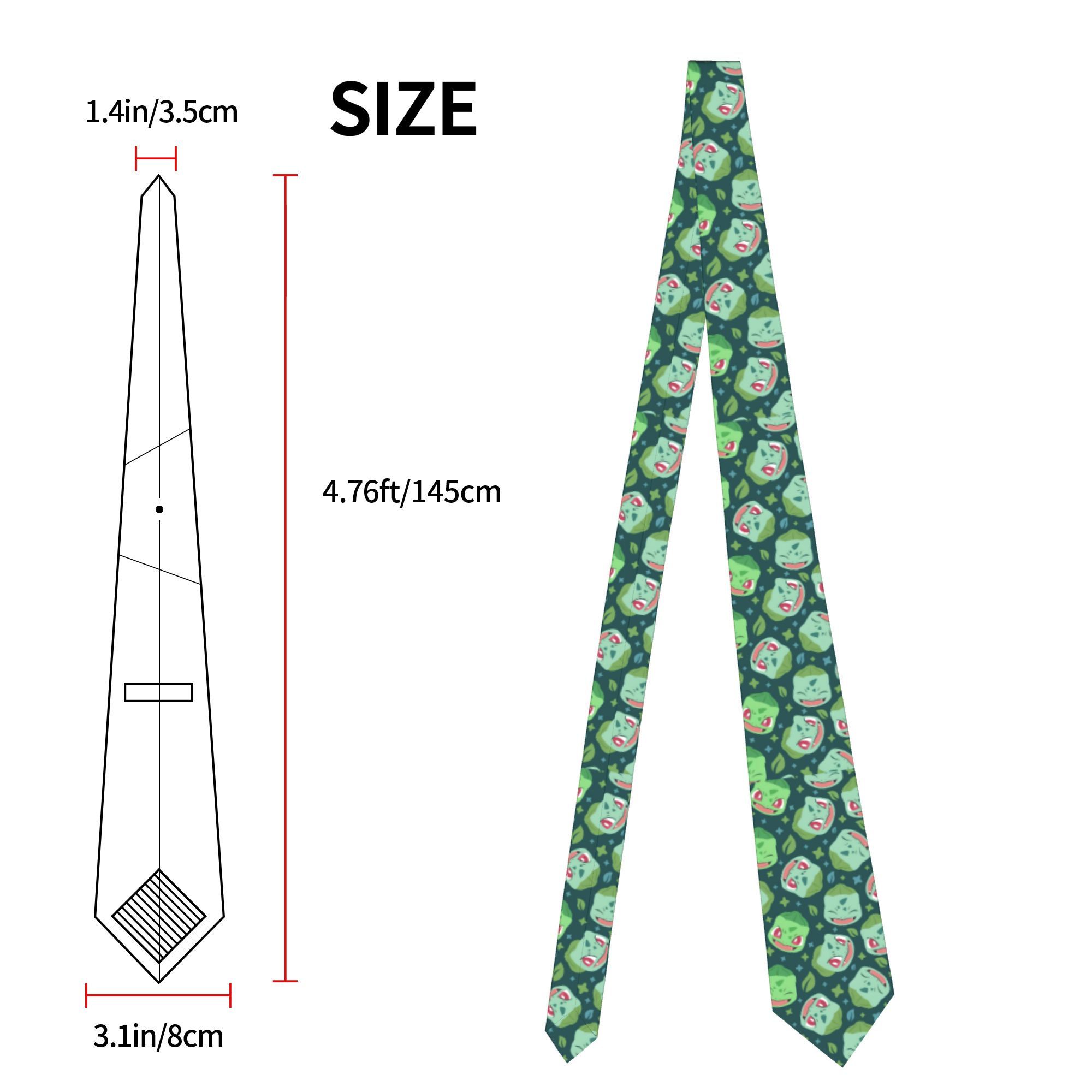 Grüne Krawatte mit Bulbasaur-M – Men'S Accessories Office Bewertung und Preis