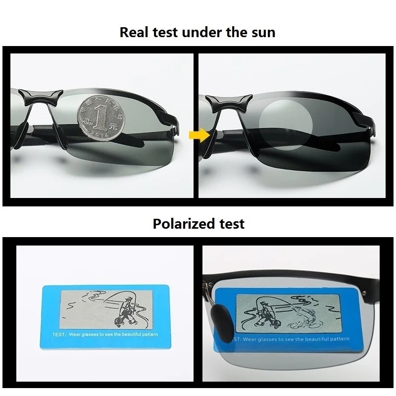 Herren Photochrome Polarisiert – Sunglasses Polarized Men Bewertung und Preis