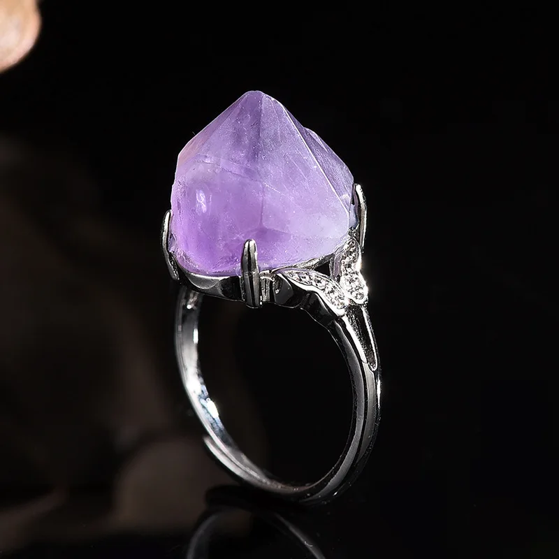 Natürlicher Amethyst, handgesc – Men'S Accessories Hand Bands Bewertung und Preis