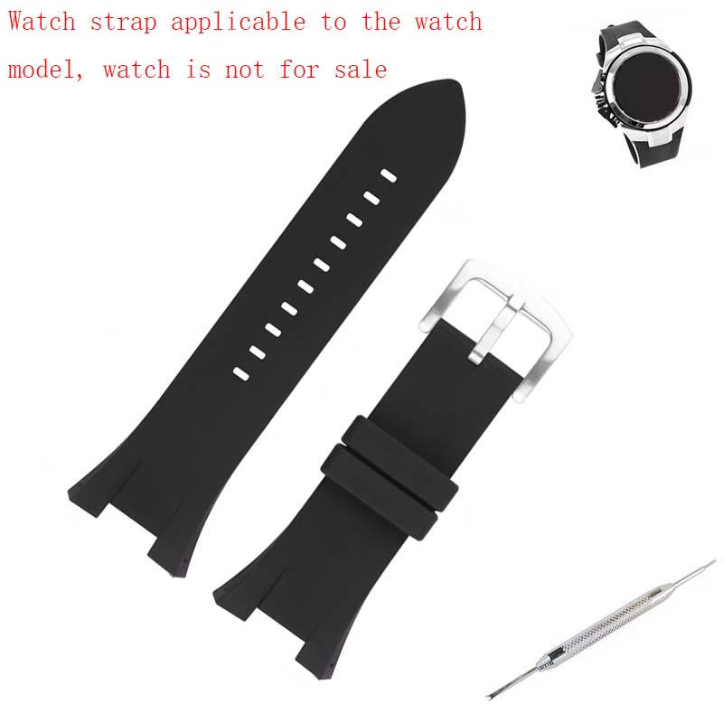 Herren-Uhrenarmband aus Gummi, – Men'S Accessories Armani Bewertung und Preis