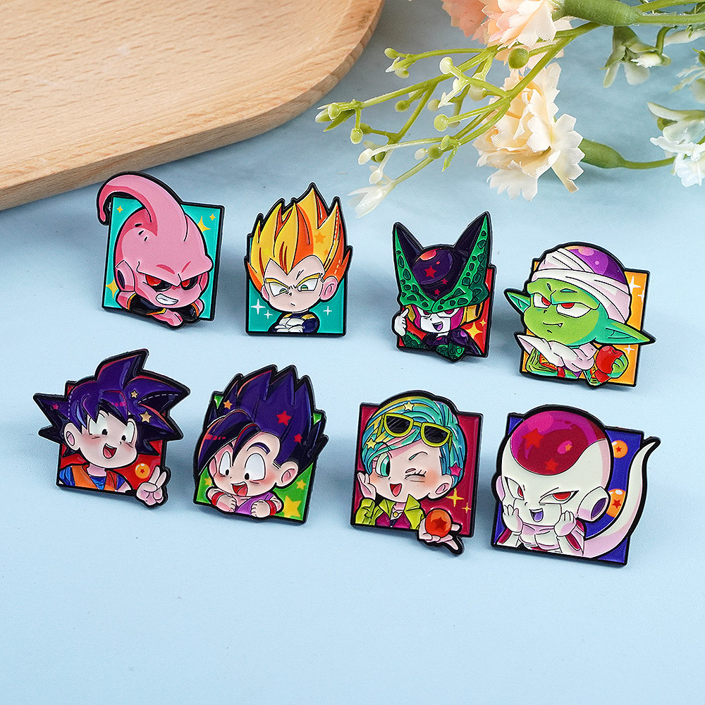 8 Stück Chibi Goku Charakter E – Lapel Pin Enamel Bewertung und Preis