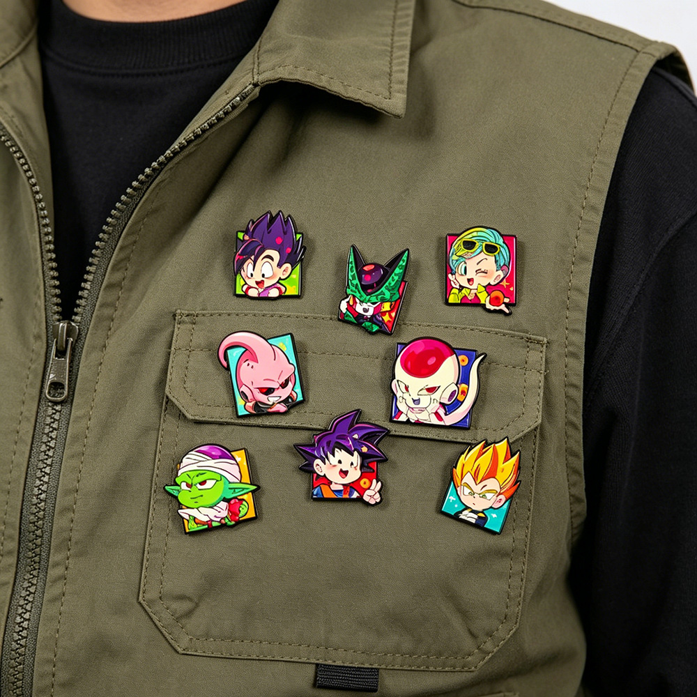 8 Stück Chibi Goku Charakter E – Lapel Pin Enamel Bewertung und Preis